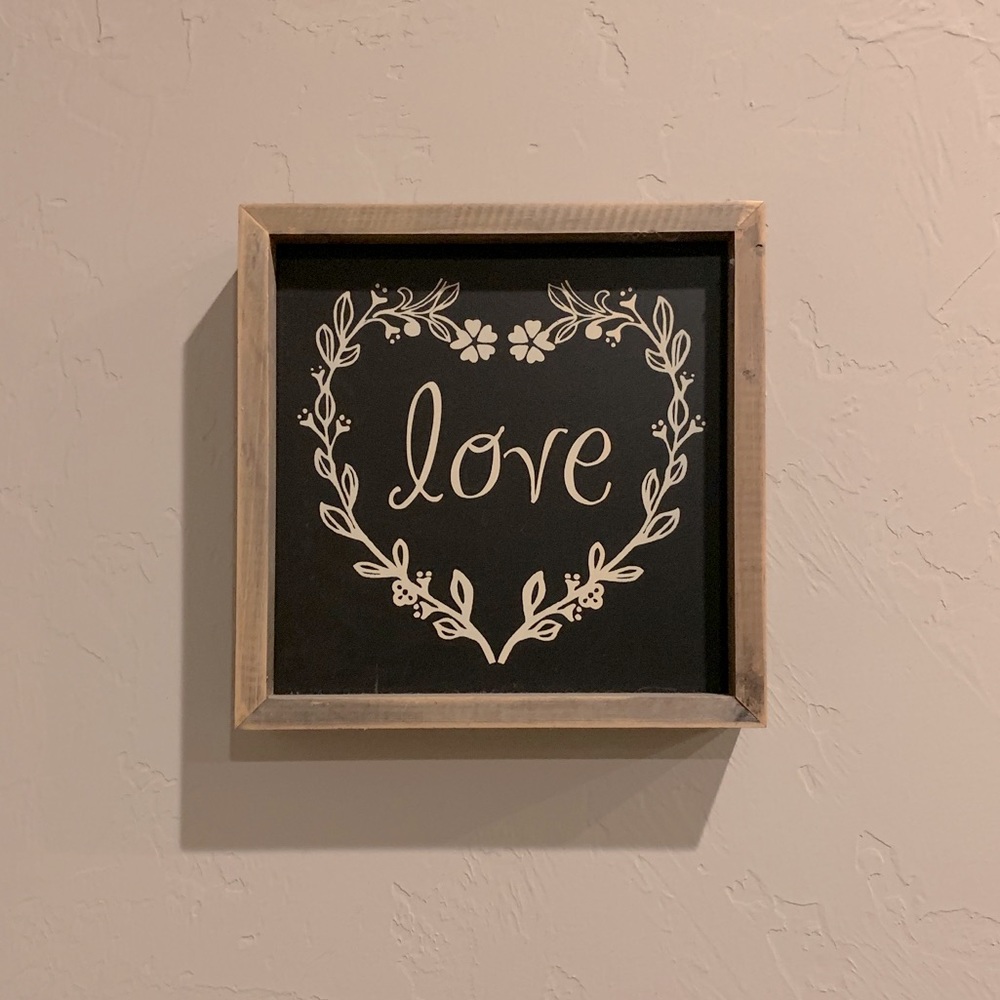 Wooden “Love” Decorative Wall Art ❤️